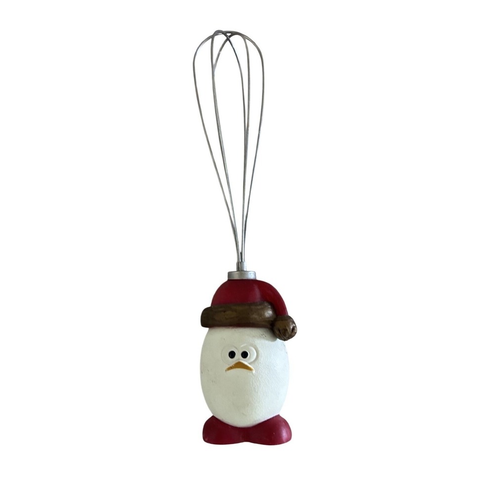 MSC International Christmas Wisk Whiskie De Noel Grumpy Frowning Egg‎ Santa Hat